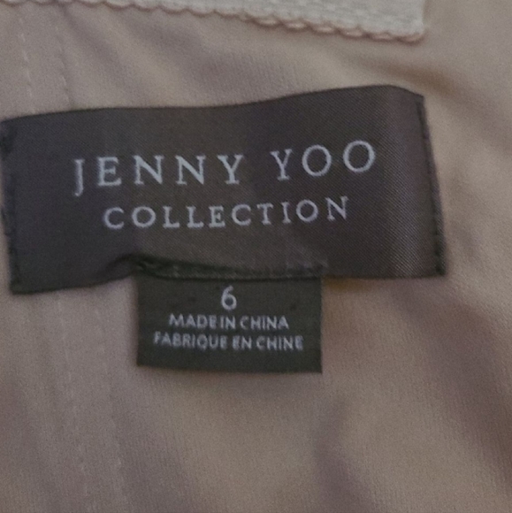 Jenny Yoo Floor Length Strapless Dress - Picture 3 of 3